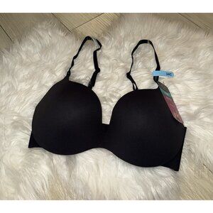 Maidenform T-Shirt Bra Dream Wire Back Smoothing Underwire 34C Black DM0070 New